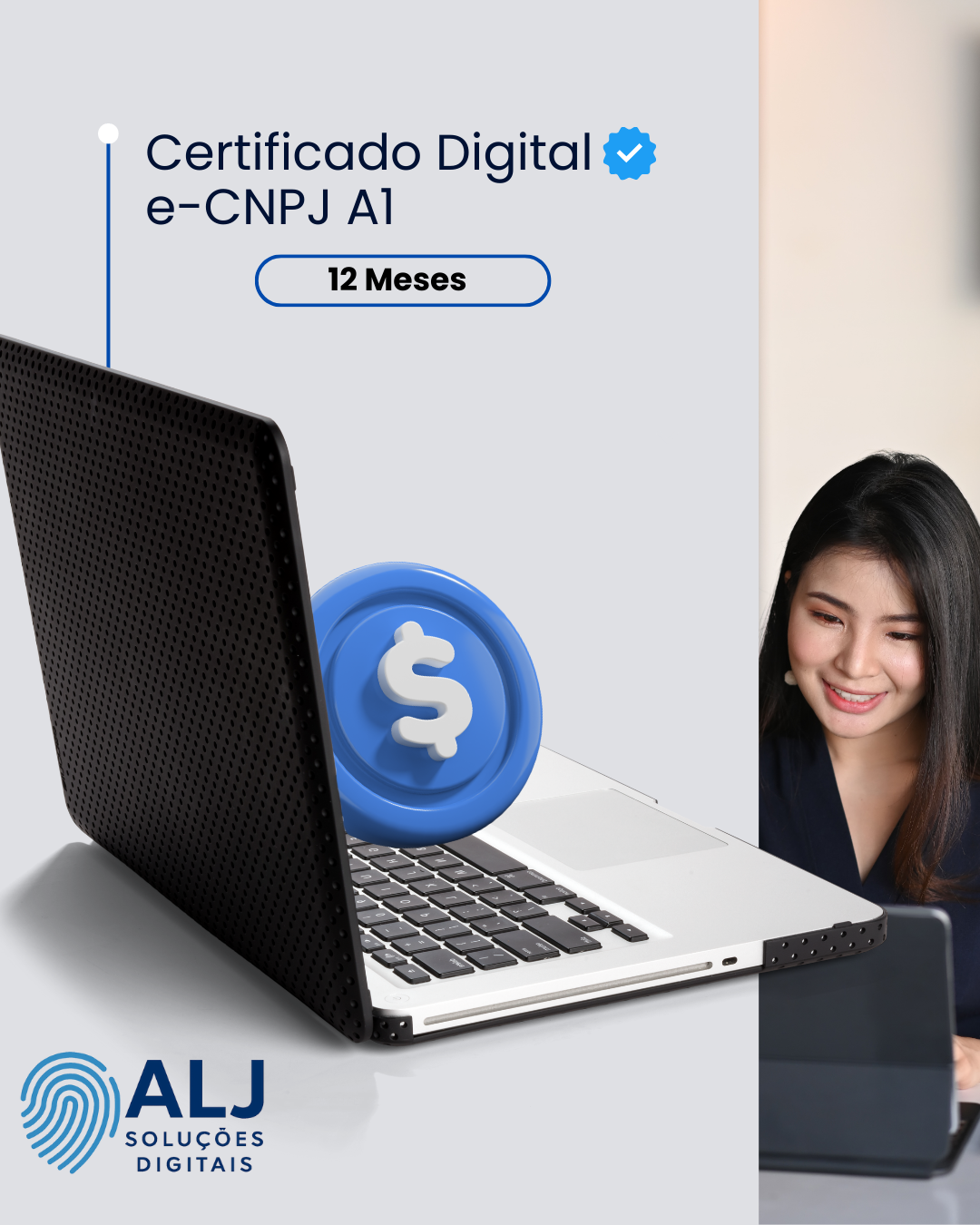 Certificado Digital e-CNPJ A1 12 Meses