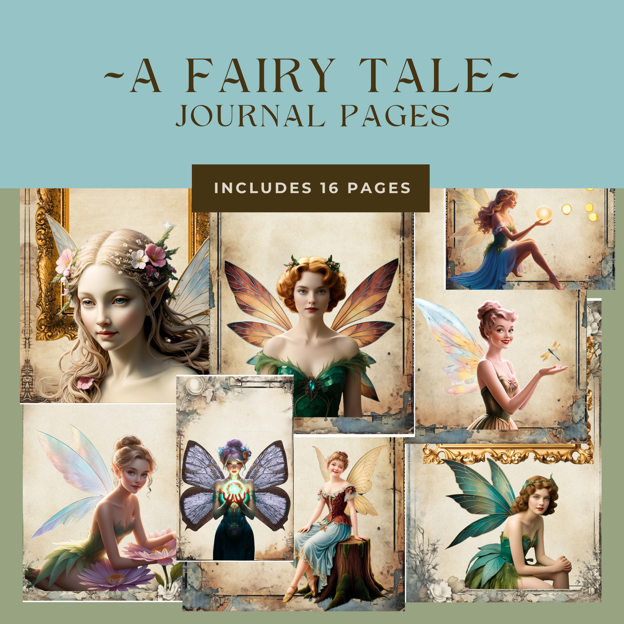 "A Fairy Tale" Journal Pages