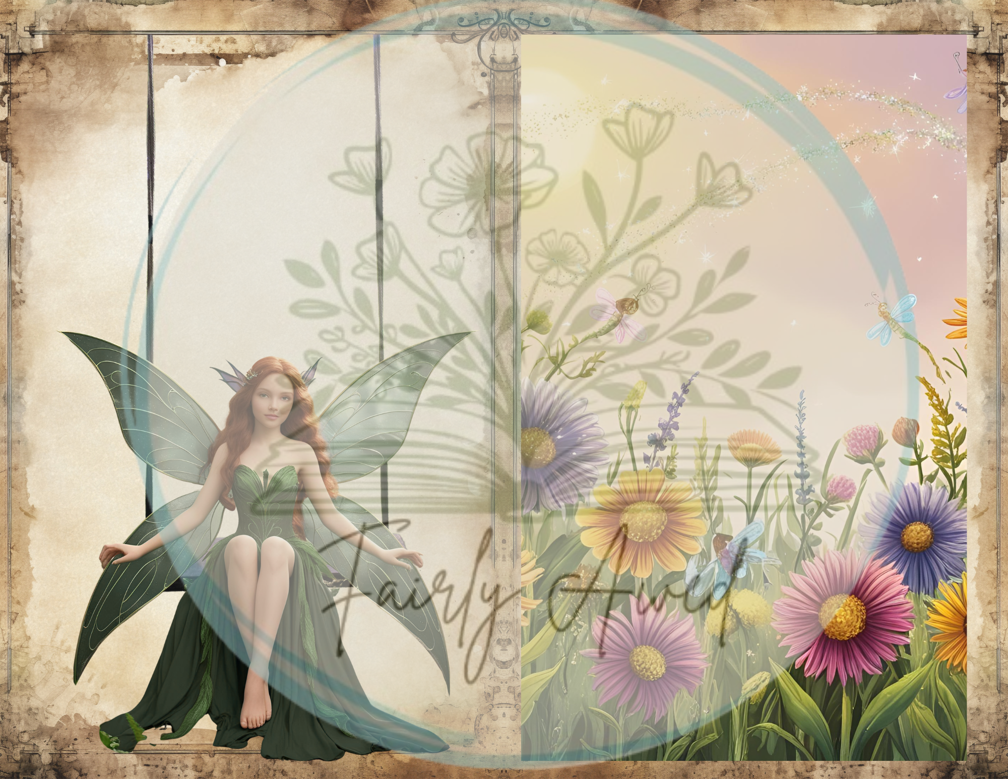 "A Fairy Tale" Journal Pages