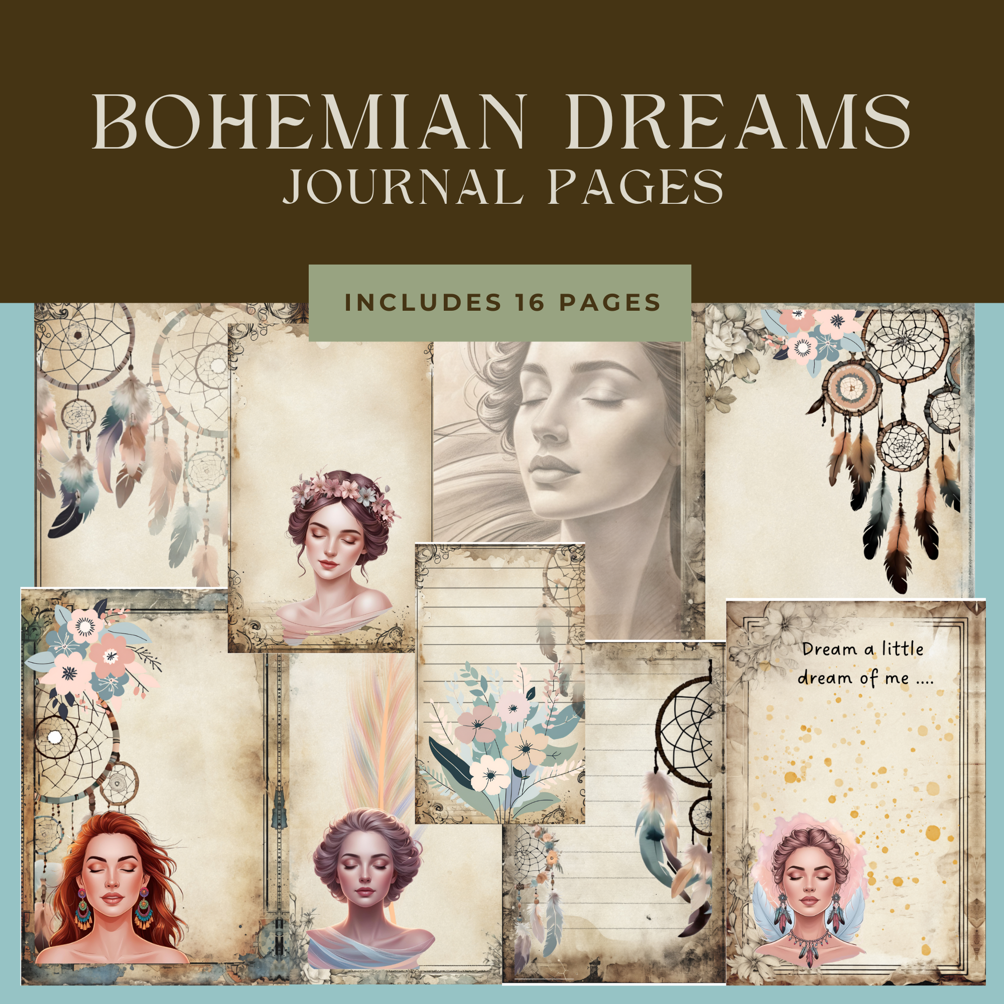Bohemian Dreams Journal Pages
