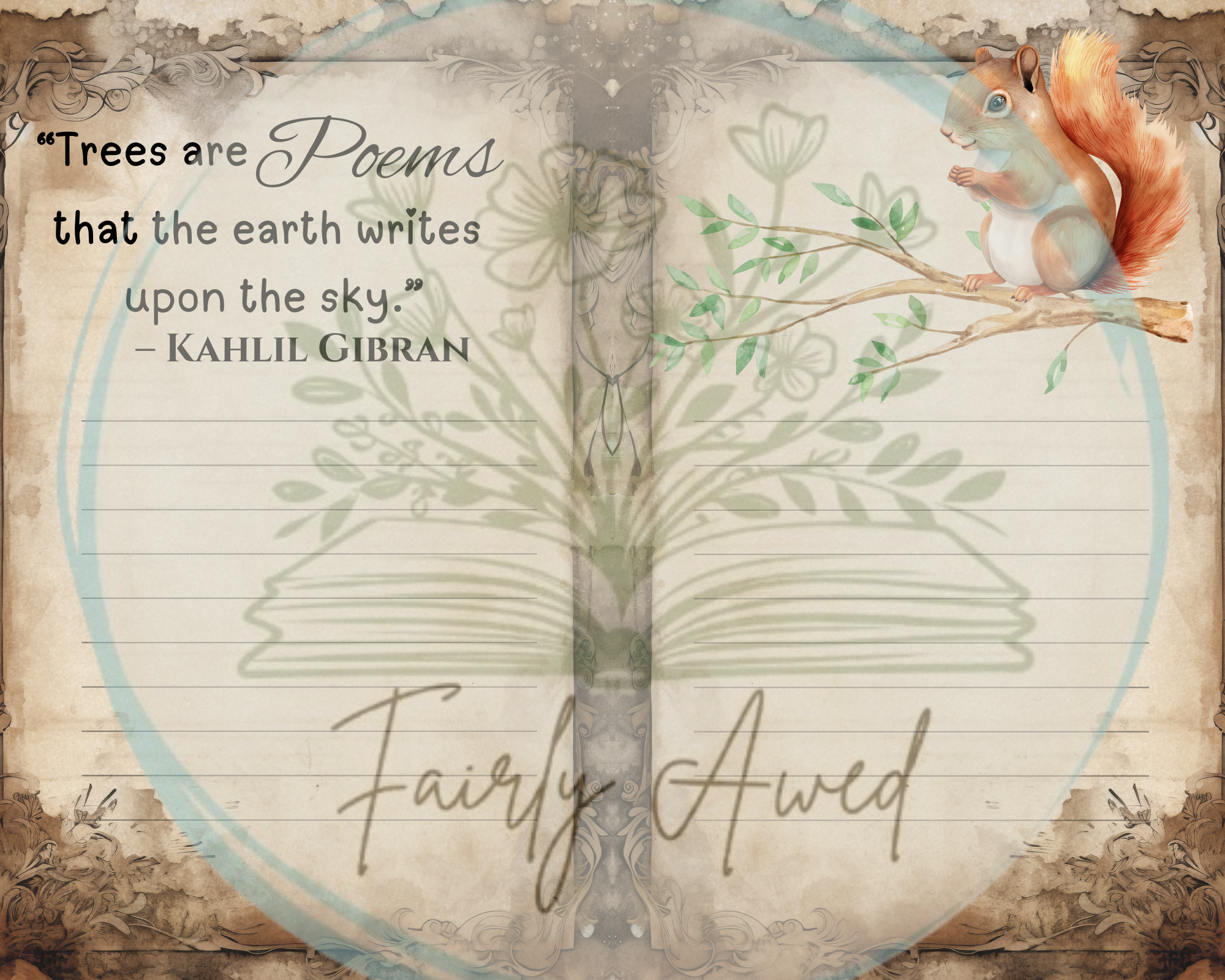 Forest Friends Journaling Kit