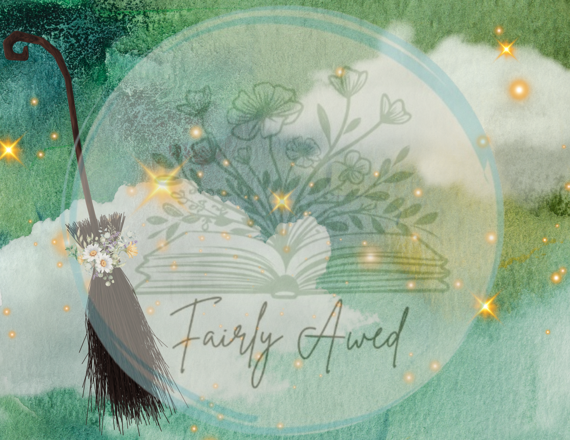 "Green Witch Vibes" Background Papers