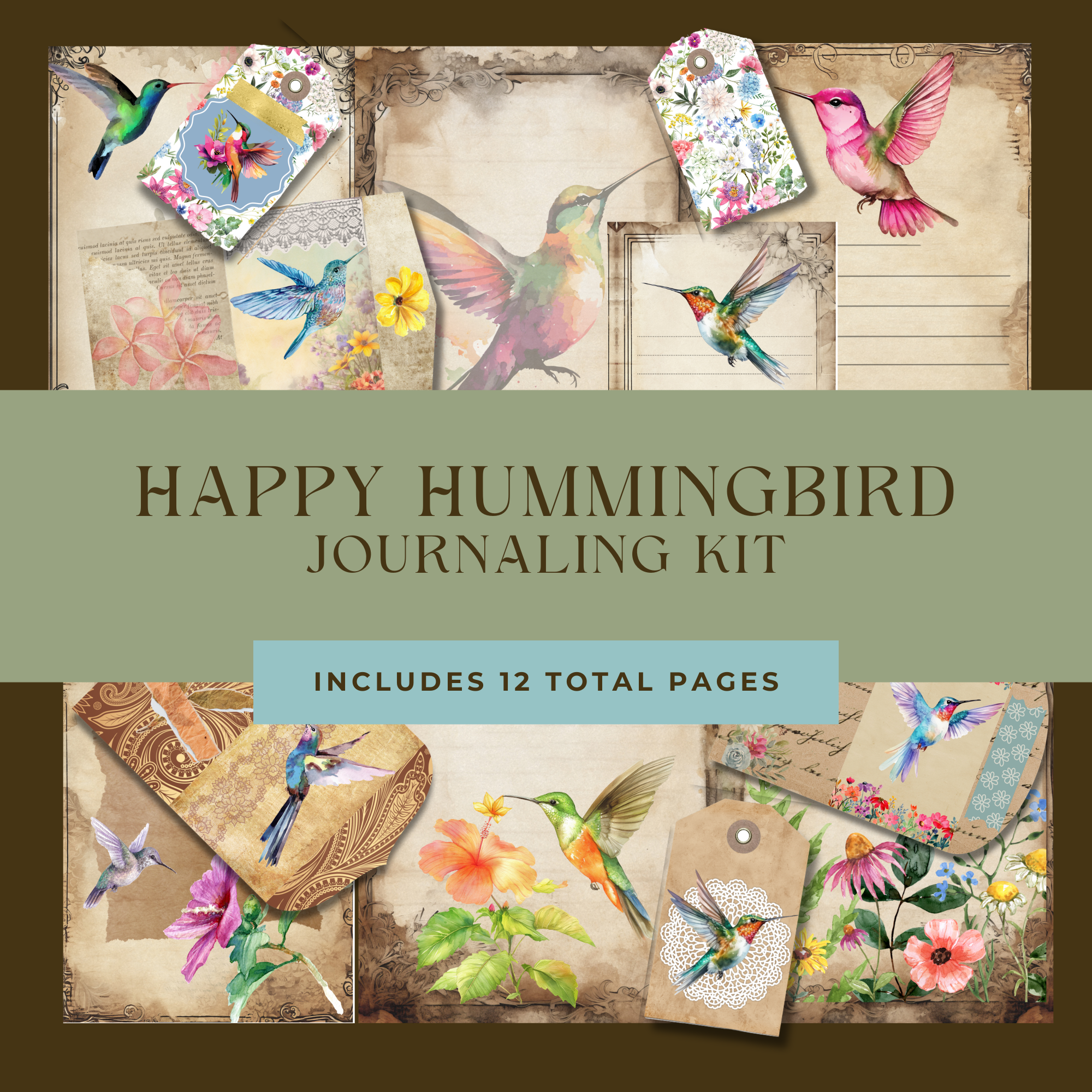 Happy Hummingbird Journaling Kit