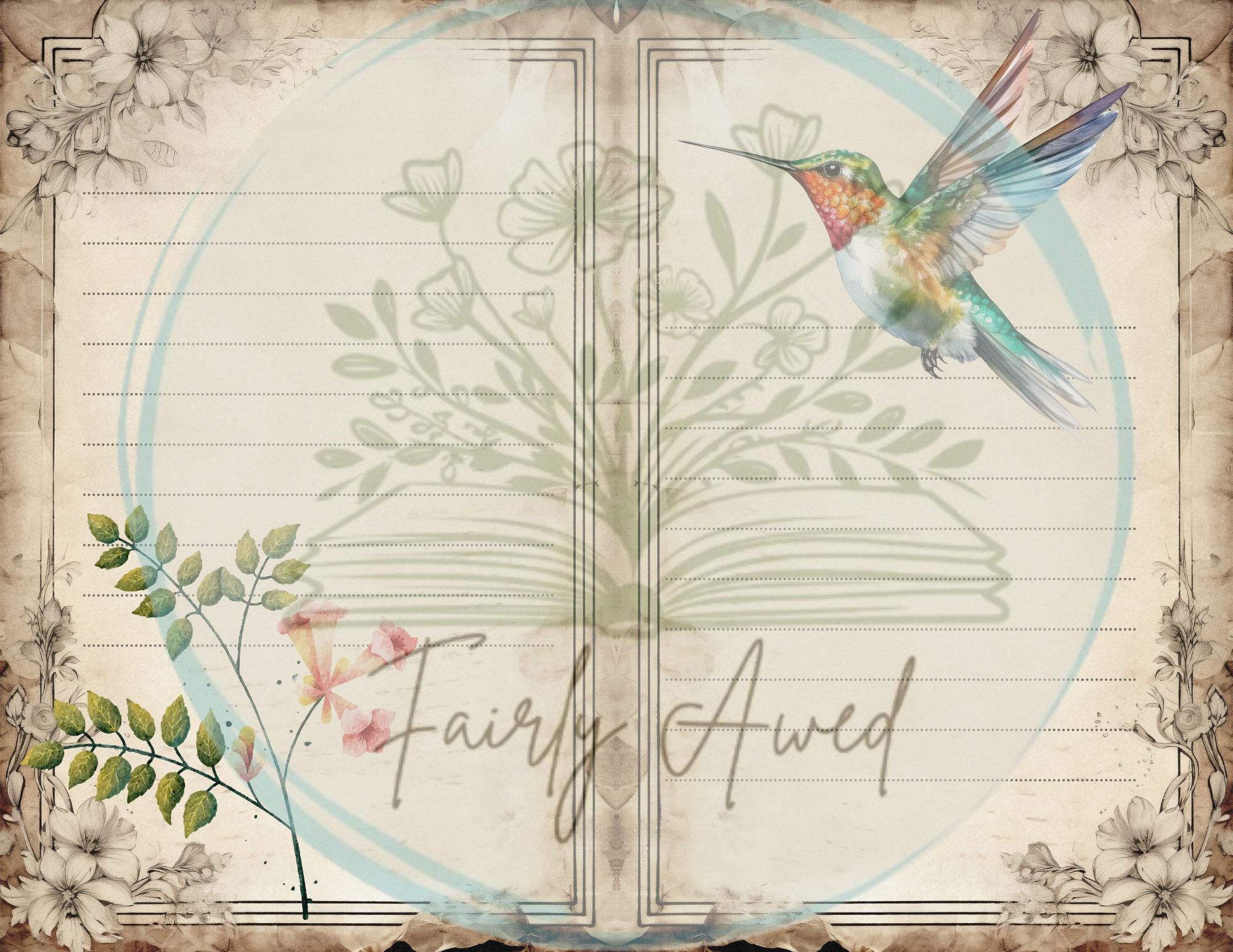 Happy Hummingbird Journaling Kit