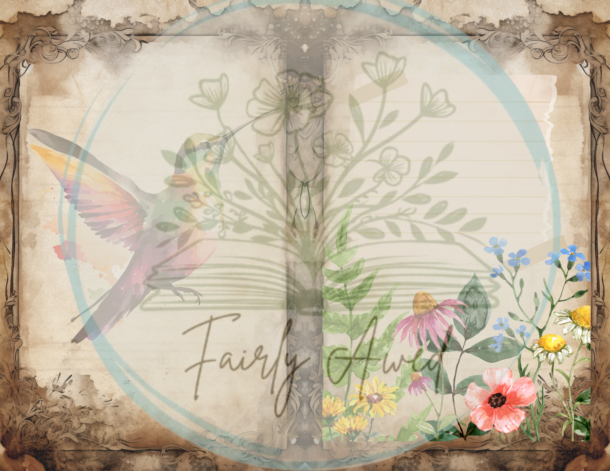 Happy Hummingbird Journaling Kit