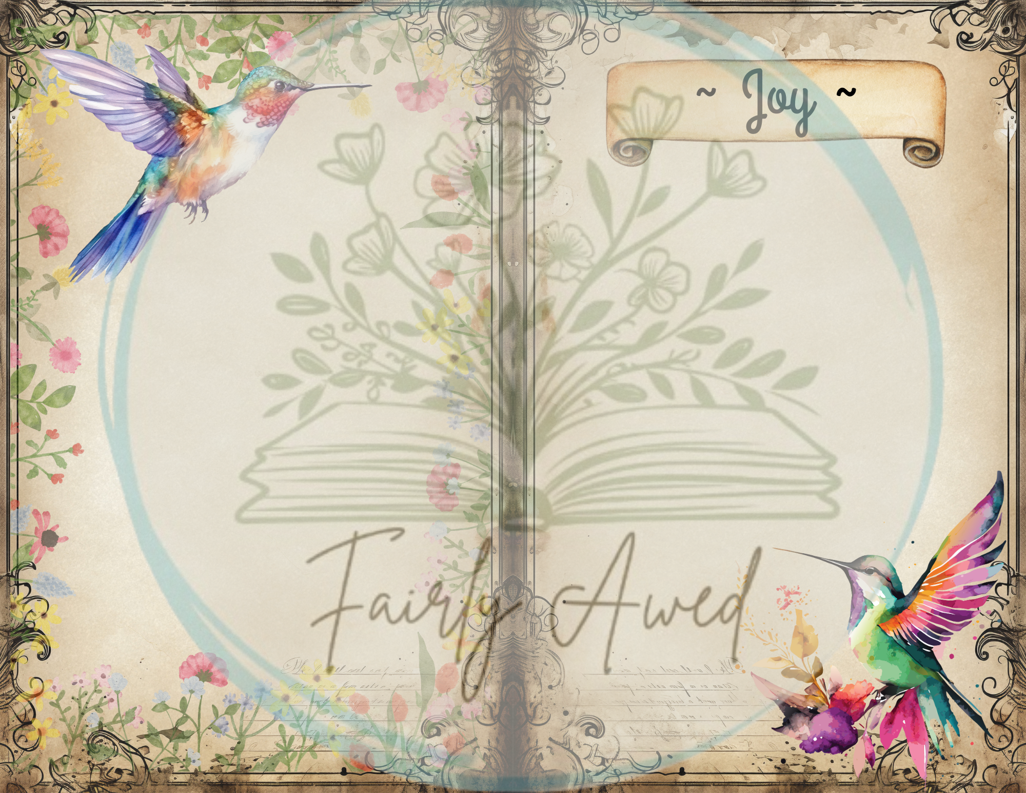 Happy Hummingbird Journaling Kit