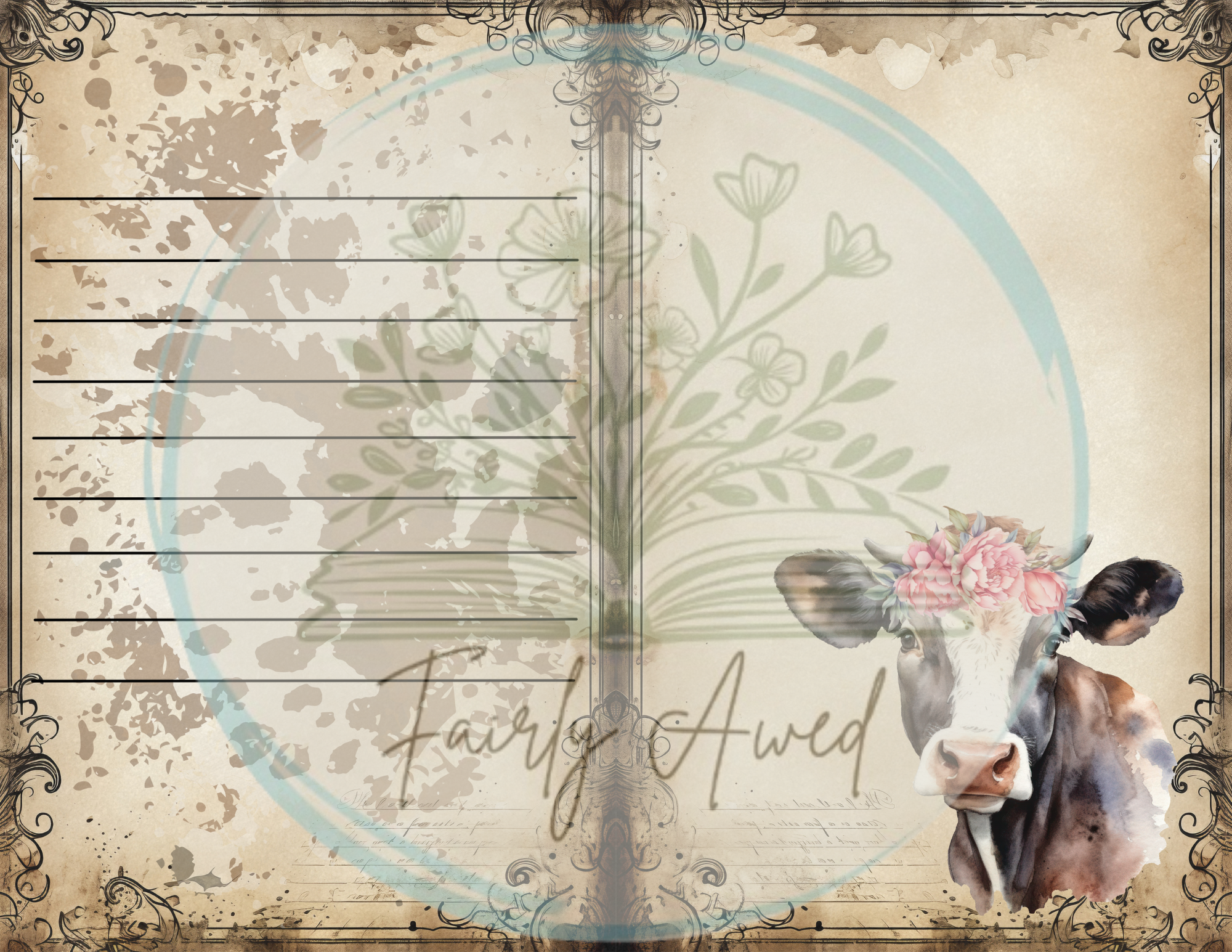 Moo-velous Journal Pages