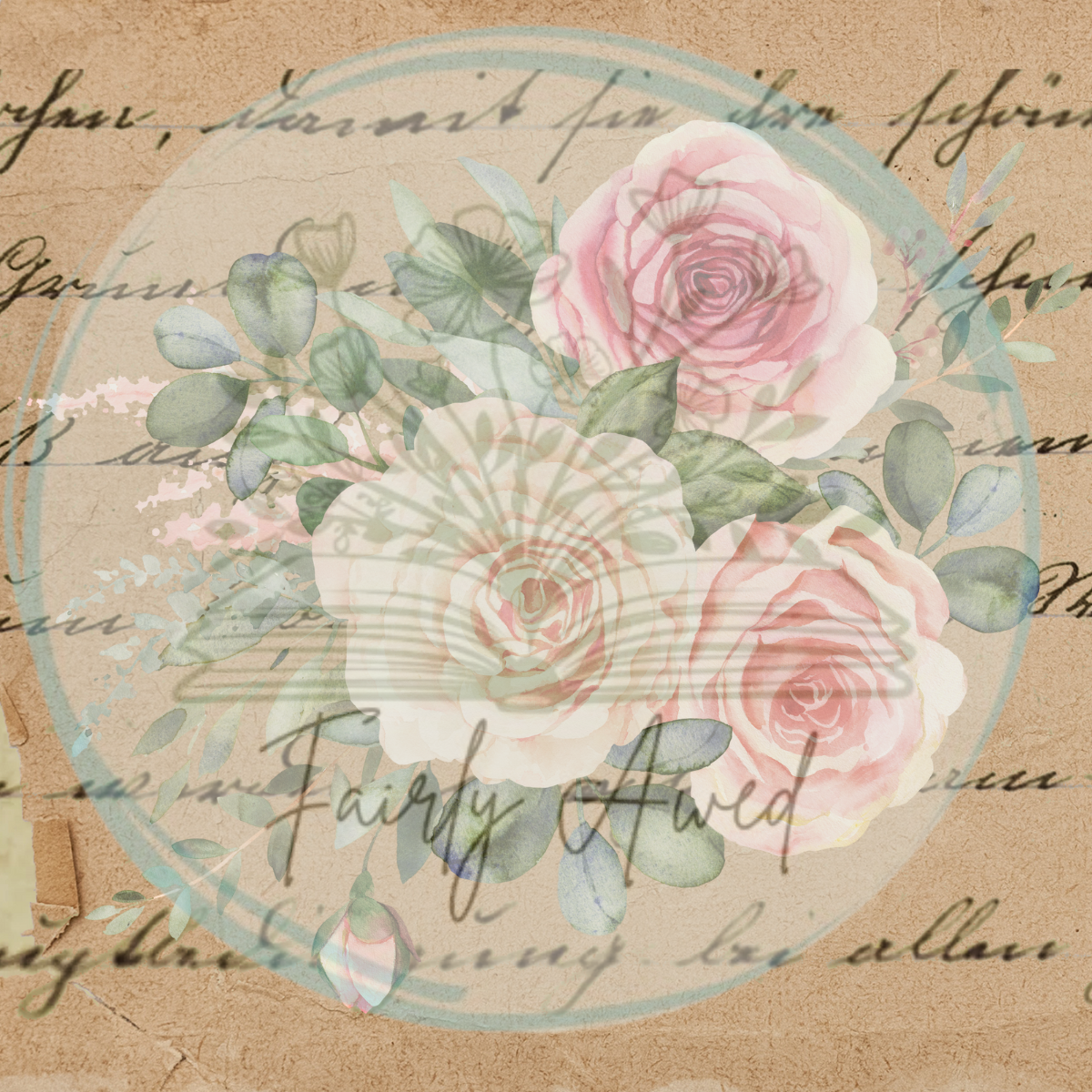 Romantic Rose Coasters