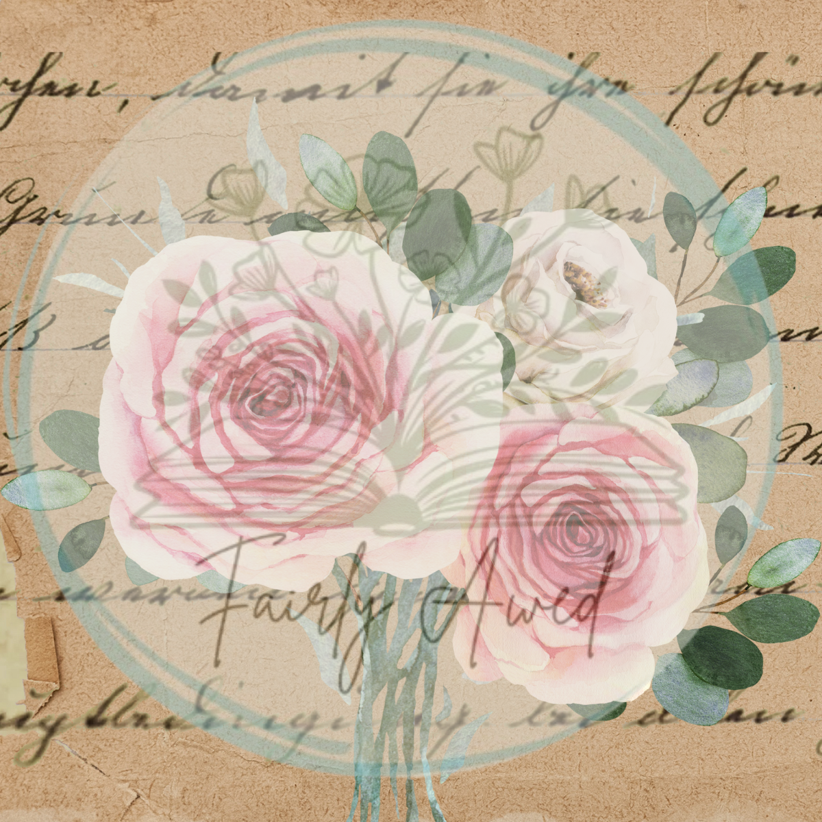 Romantic Rose Coasters