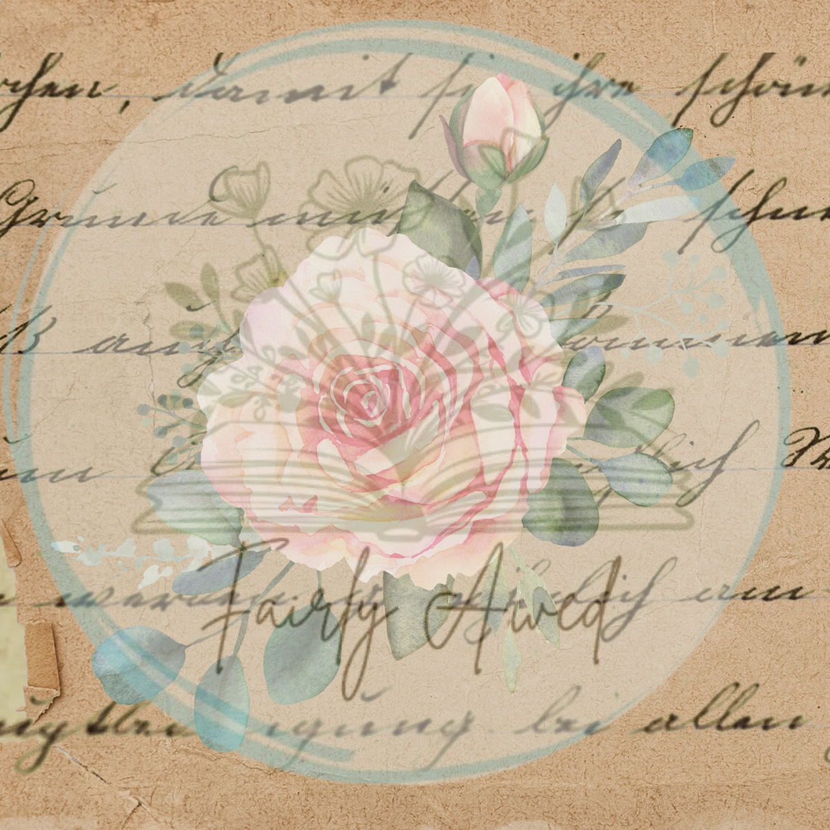 Romantic Rose Coasters