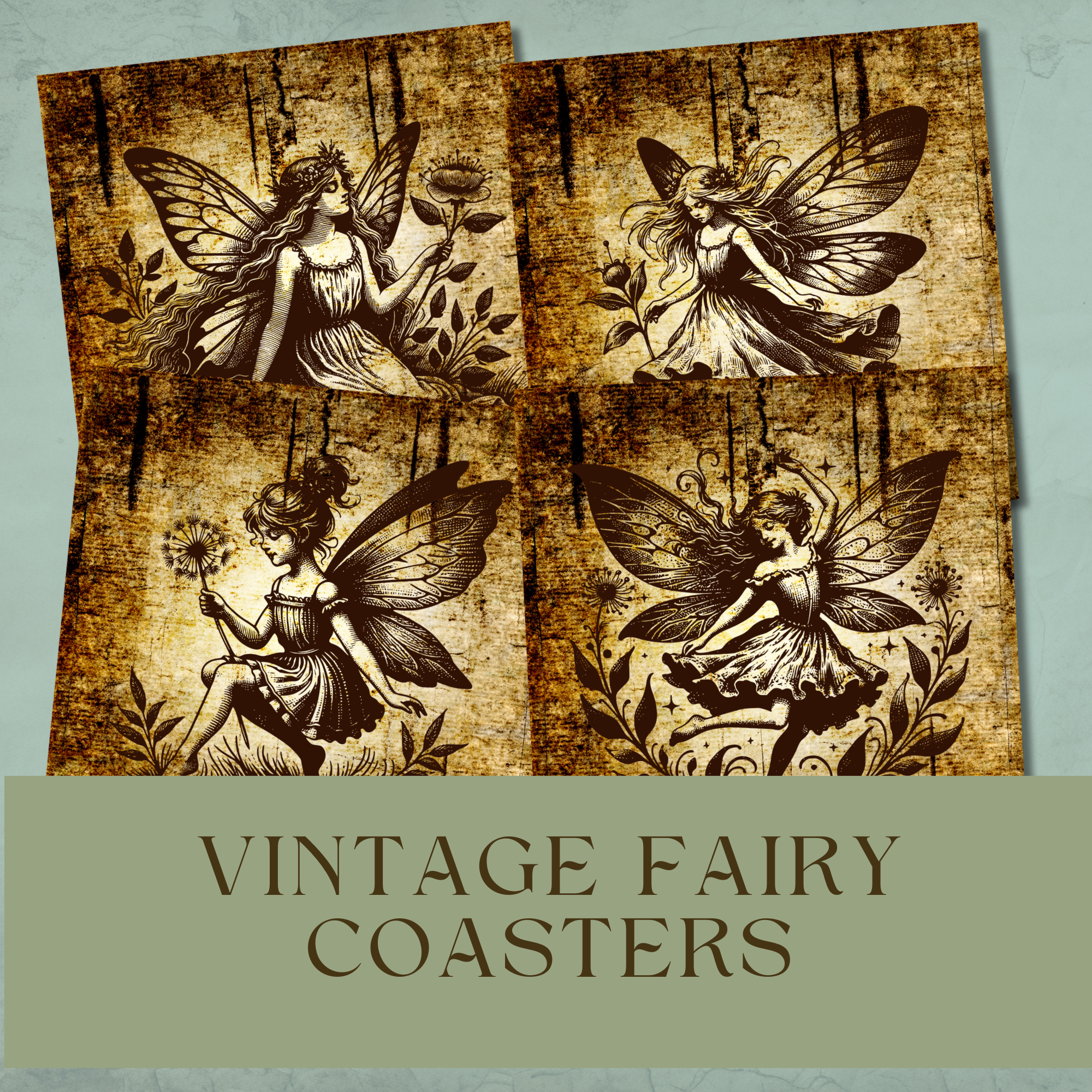 Vintage Fairy Coasters