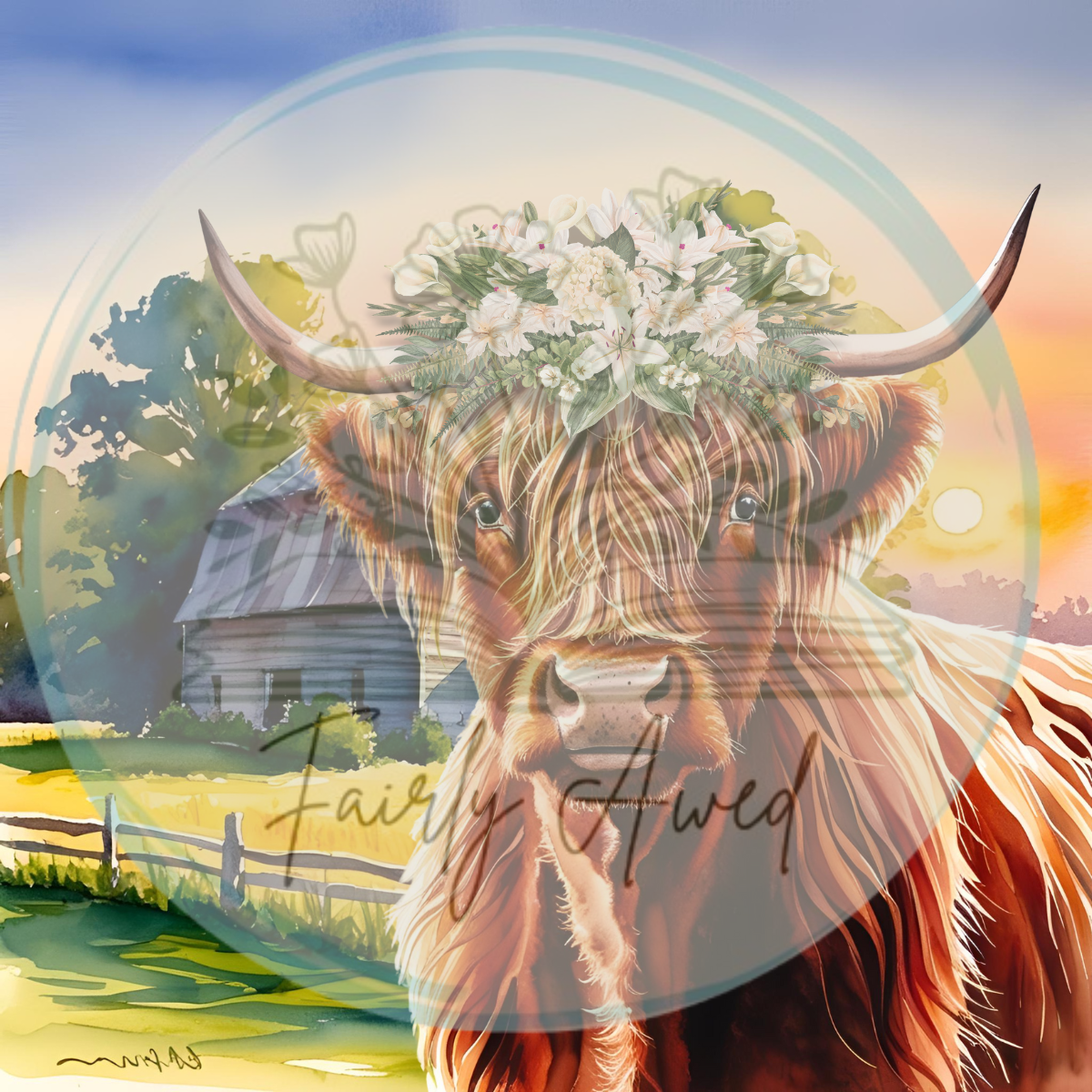 Highland Cow Coasters