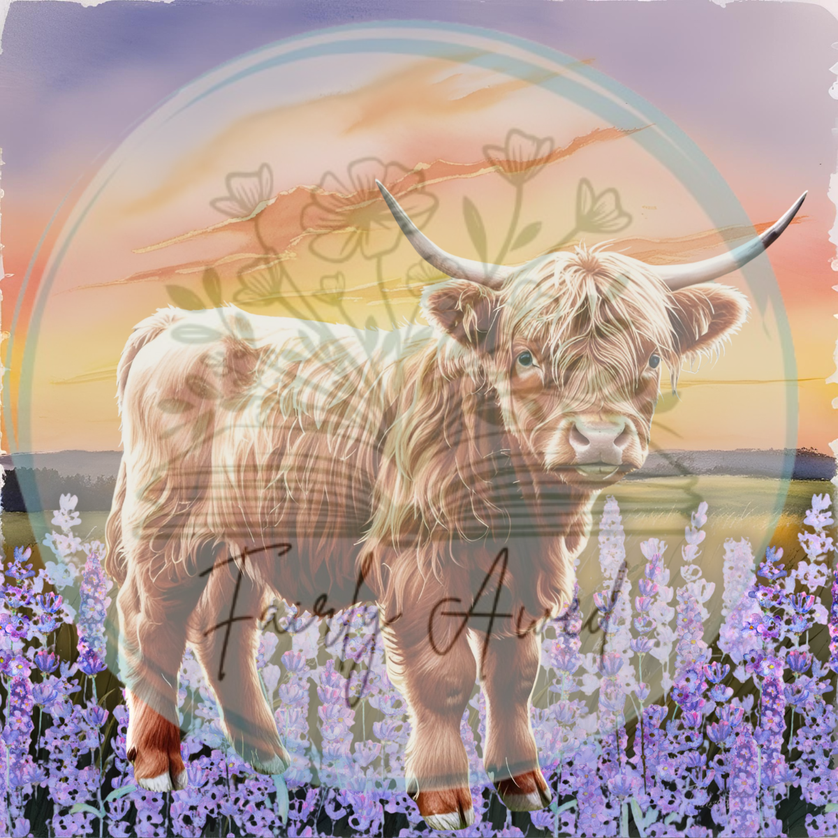 Highland Cow Coasters