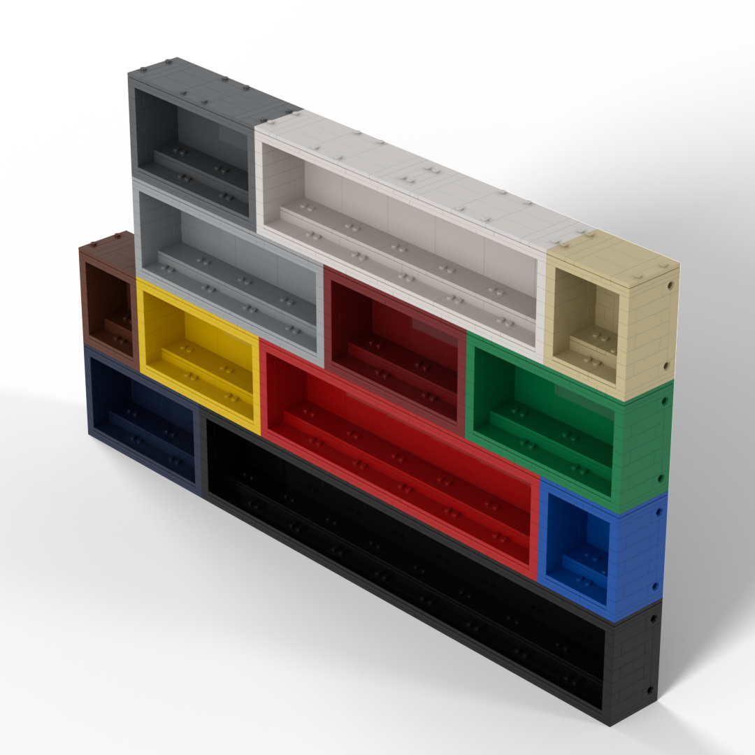 Modular Minifigure Display Case Bundle