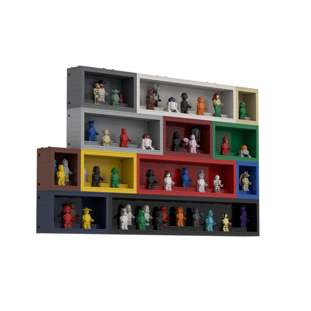 Modular Minifigure Display Case Bundle
