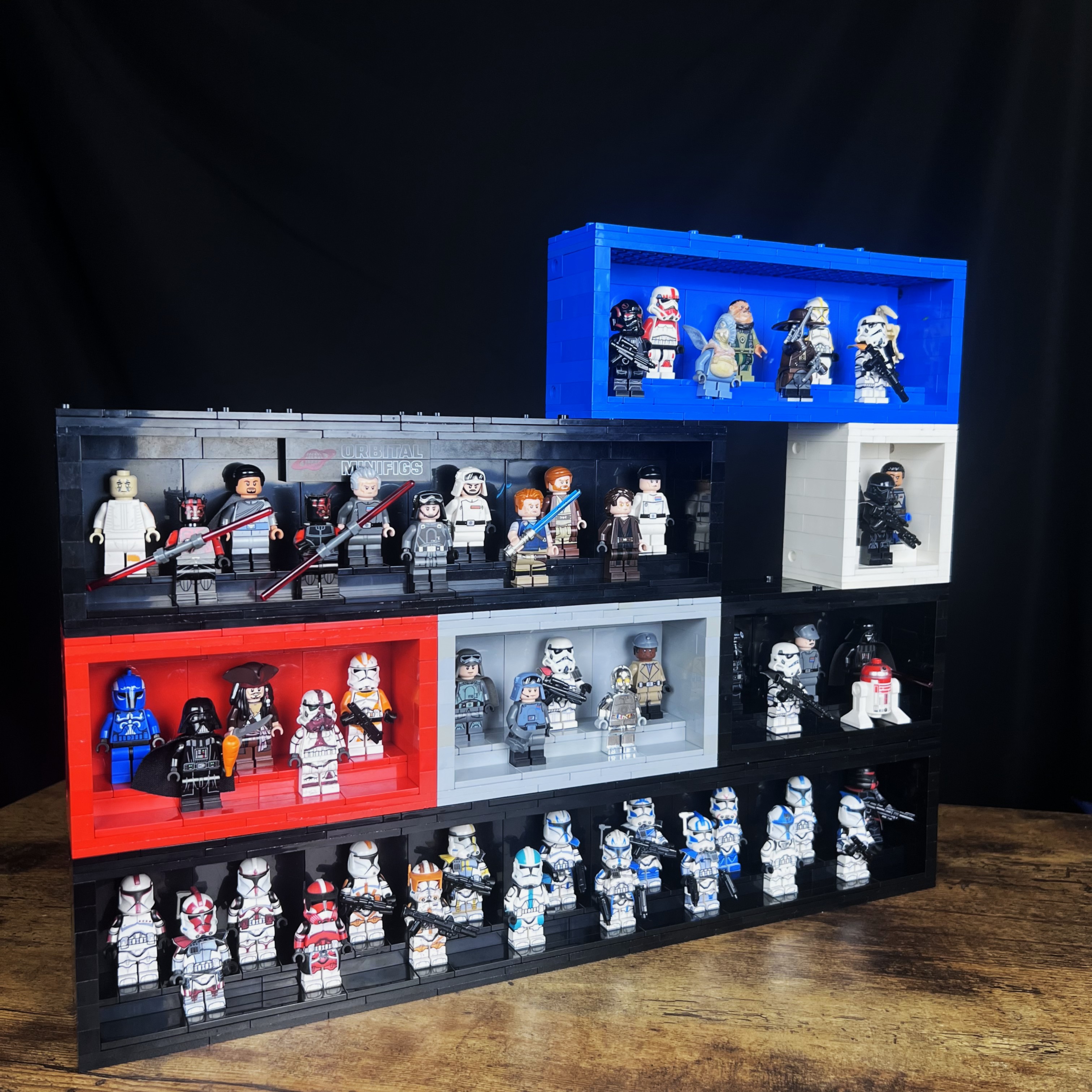 Modular Minifigure Display Case Bundle