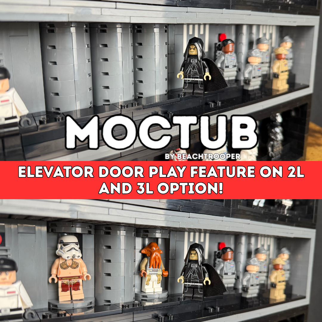 Deathstar Modular Minifigure Display Case Bundle