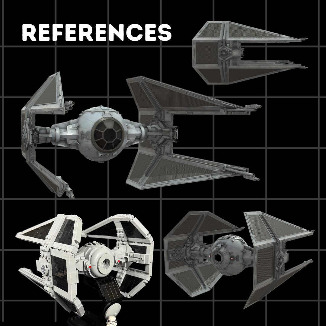 Perfect Scaled TIE Interceptor