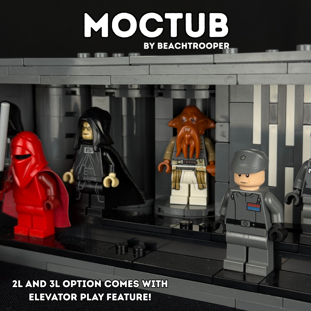 Deathstar Modular Minifigure Display Case Bundle