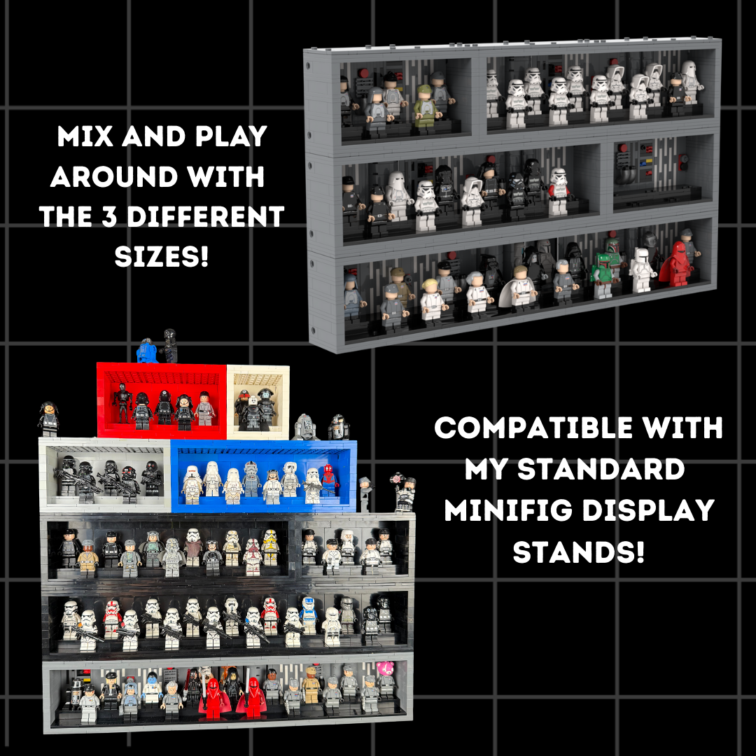 Deathstar Modular Minifigure Display Case Bundle