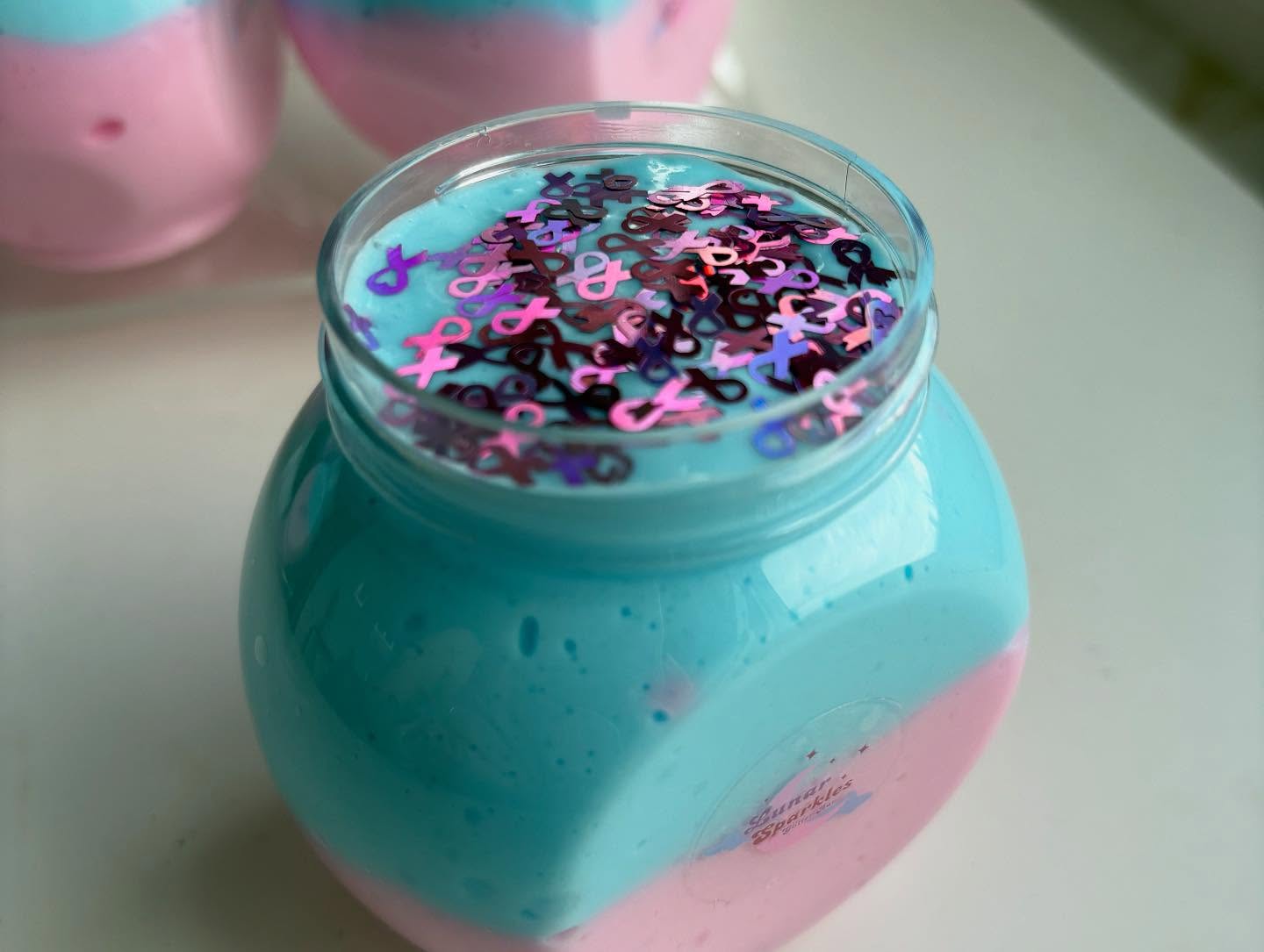 Fluffy Glitter Slime