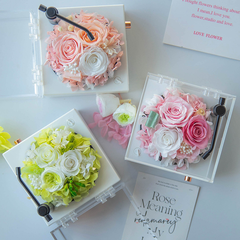 Preserved Flower Phonograph
