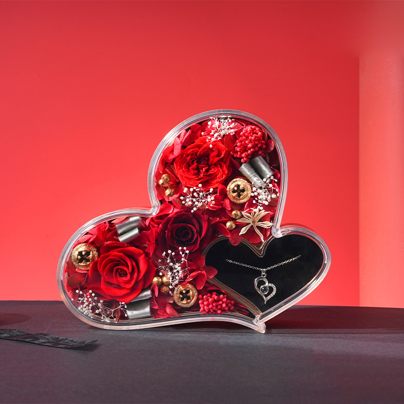 Heart-to-Heart Eternal Rose Gift Box