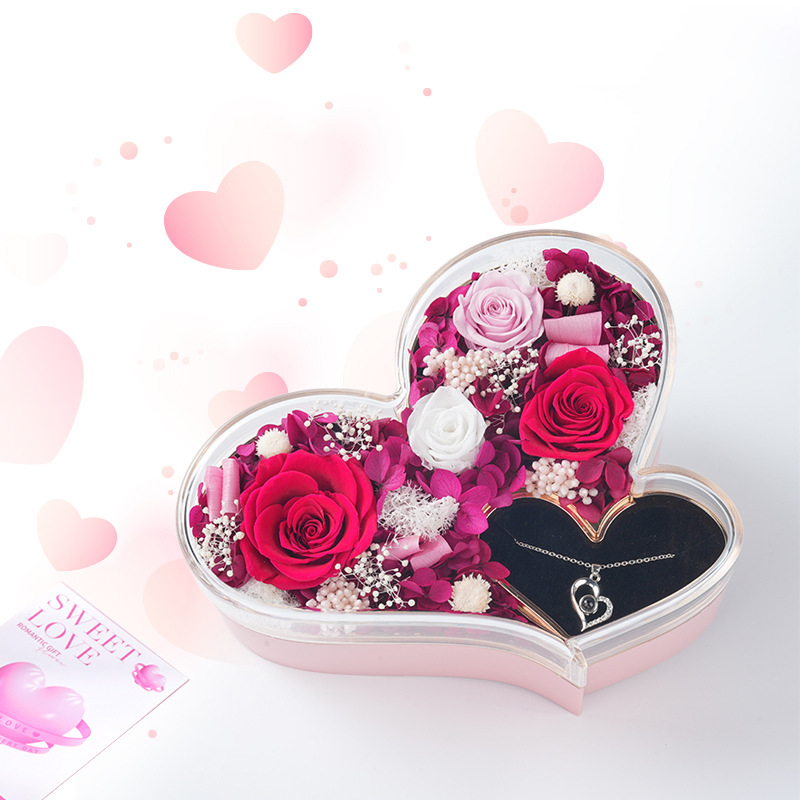 Heart-to-Heart Eternal Rose Gift Box