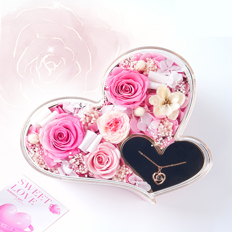Heart-to-Heart Eternal Rose Gift Box