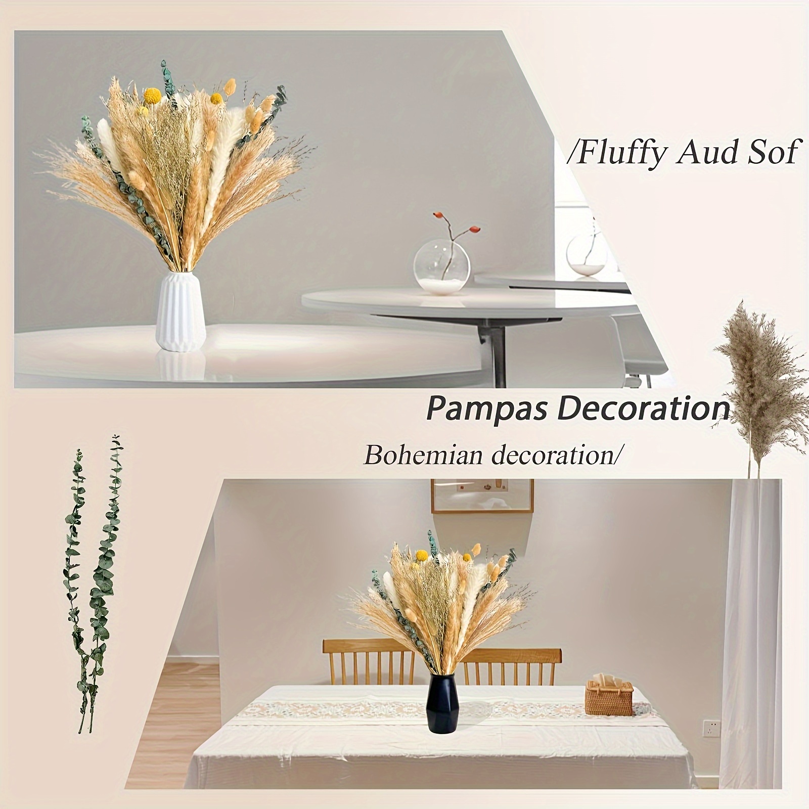 81pcs pampas grass bouquet