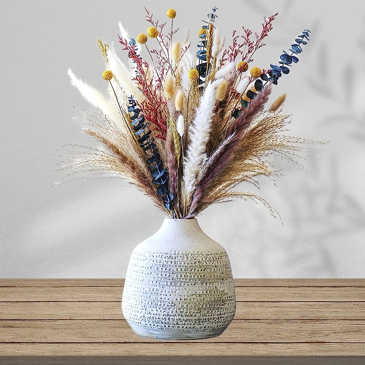 87pcs pampas grass bouquet