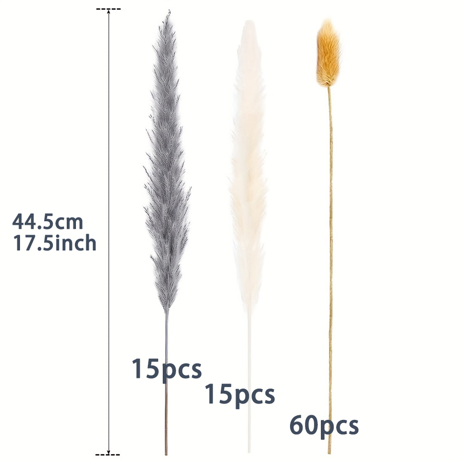 90pcs pampas grass bouquet 2