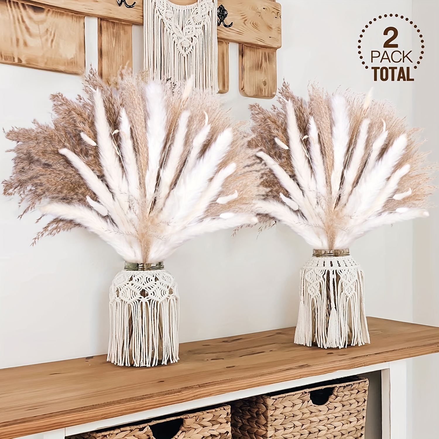 100pcs pampas grass bouquet