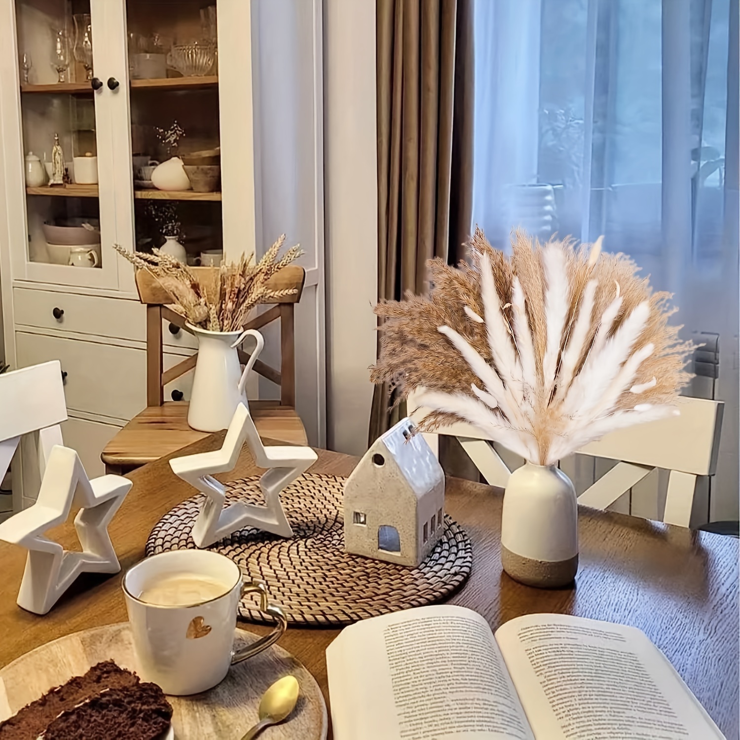 100pcs pampas grass bouquet
