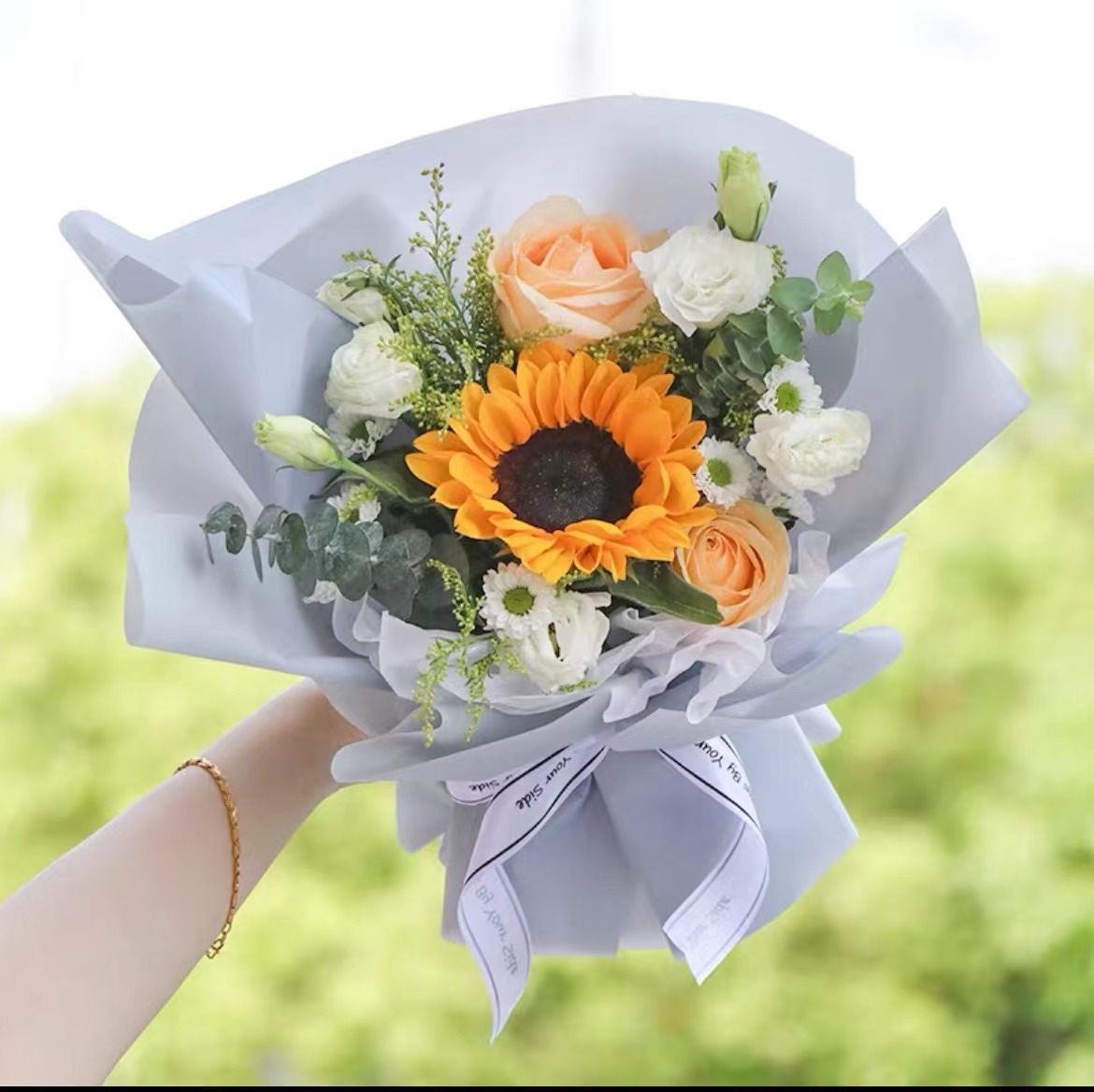 Dried Sunflower Bouquet