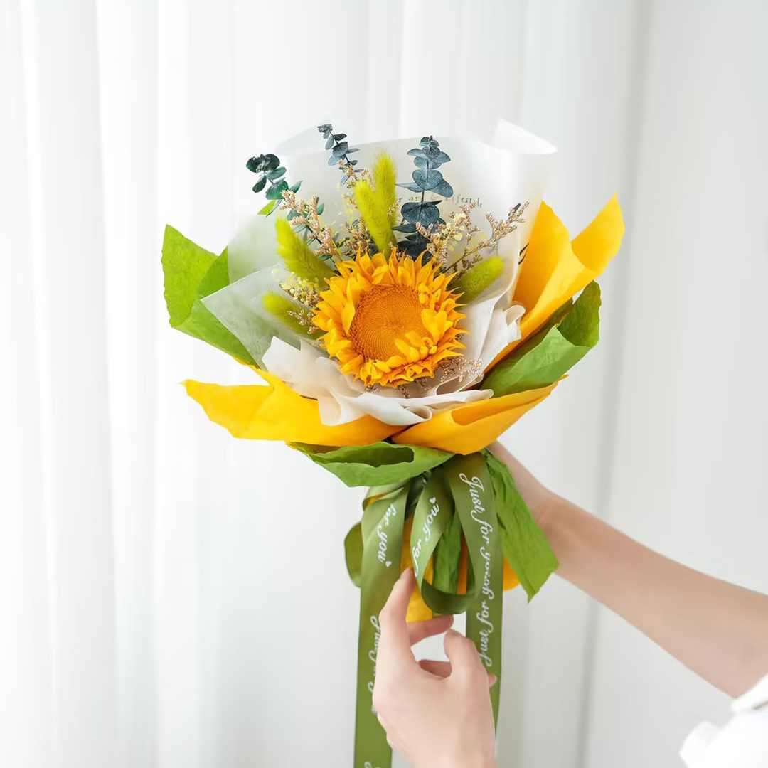 Dried Sunflower Bouquet