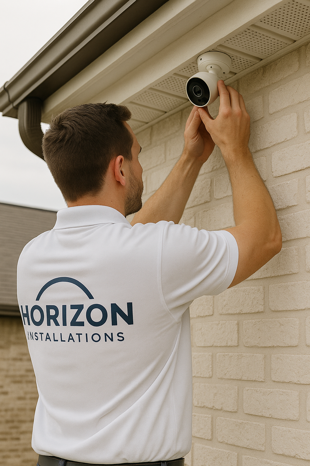 Security Camera Installation (Height Under 9 Feet)