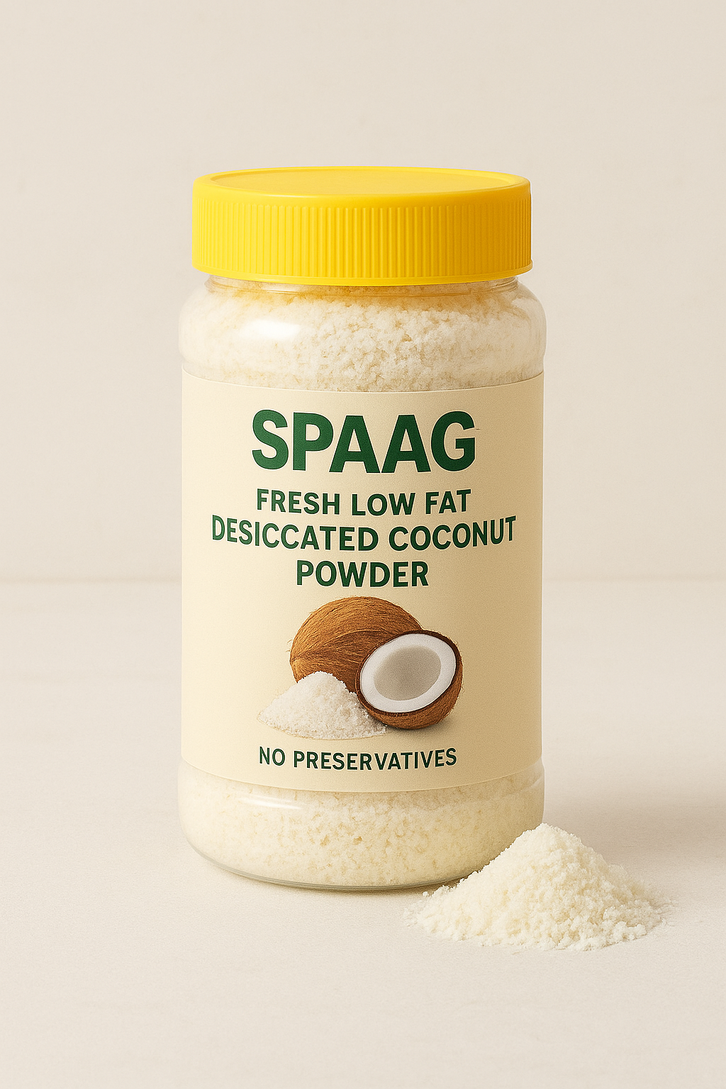 Low Fat Desiccated Coconut Powder