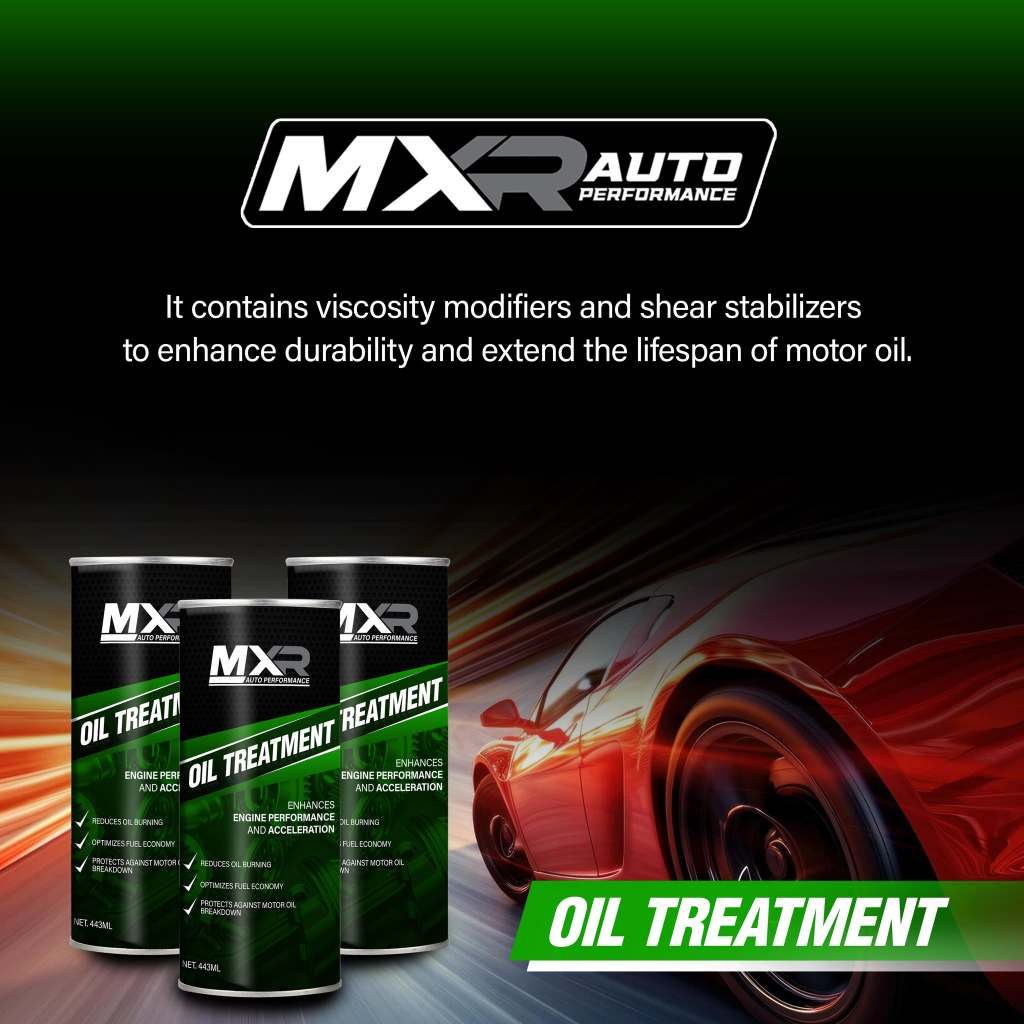 MXR OIL TREATMENT ENHANCES ENGINE PERFORMANCE AND ACCELERATION /443ML DNP