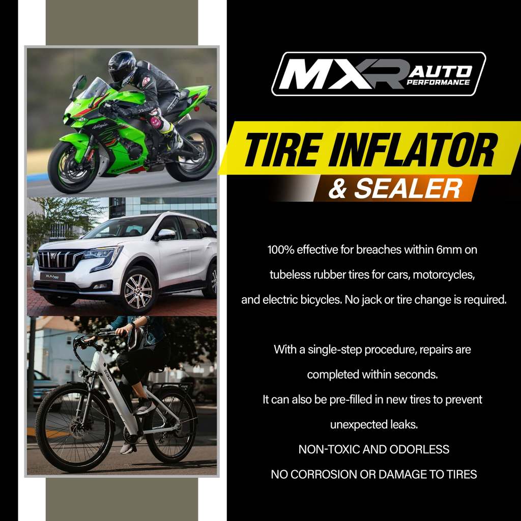 MXR TIRE INFLATOR & SEALER / 450ML DNP