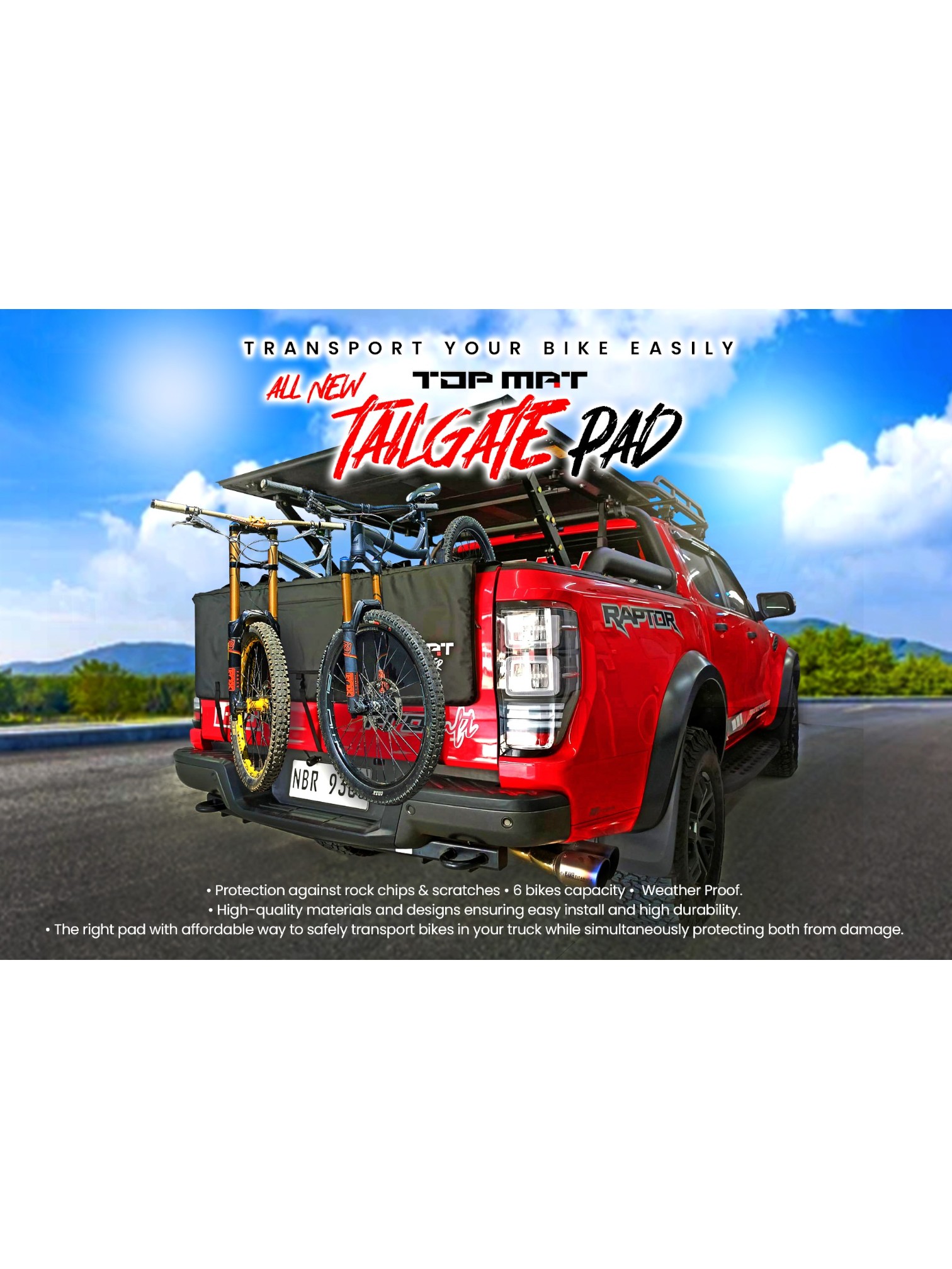 TOPMAT TAILGATE COVER UNIVERSAL DNP