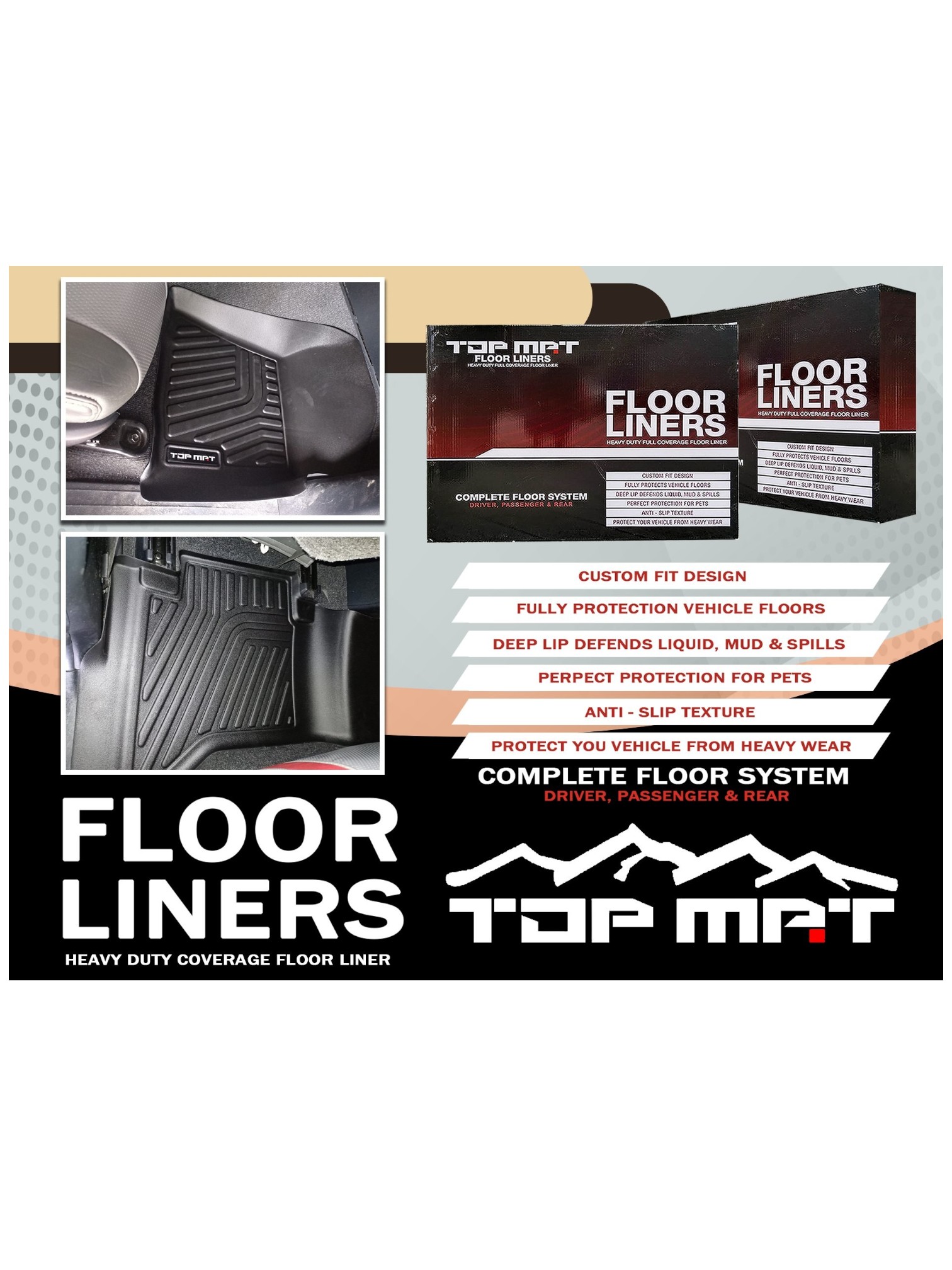 TOPMAT FLOOR LINERS (INNER MATTING) DNP