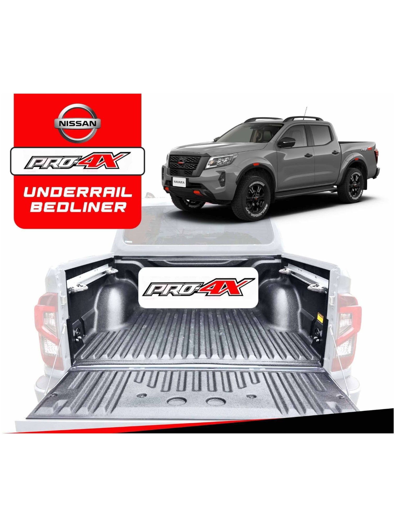 TOPUP BEDLINER PRO4X (UNDER RAIL) DNP