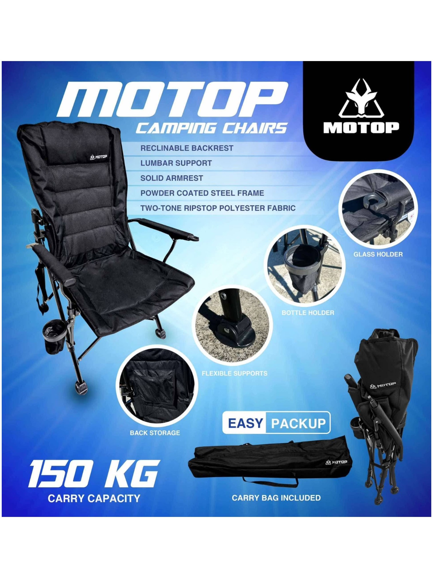 MOTOP CAMPING CHAIR DNP