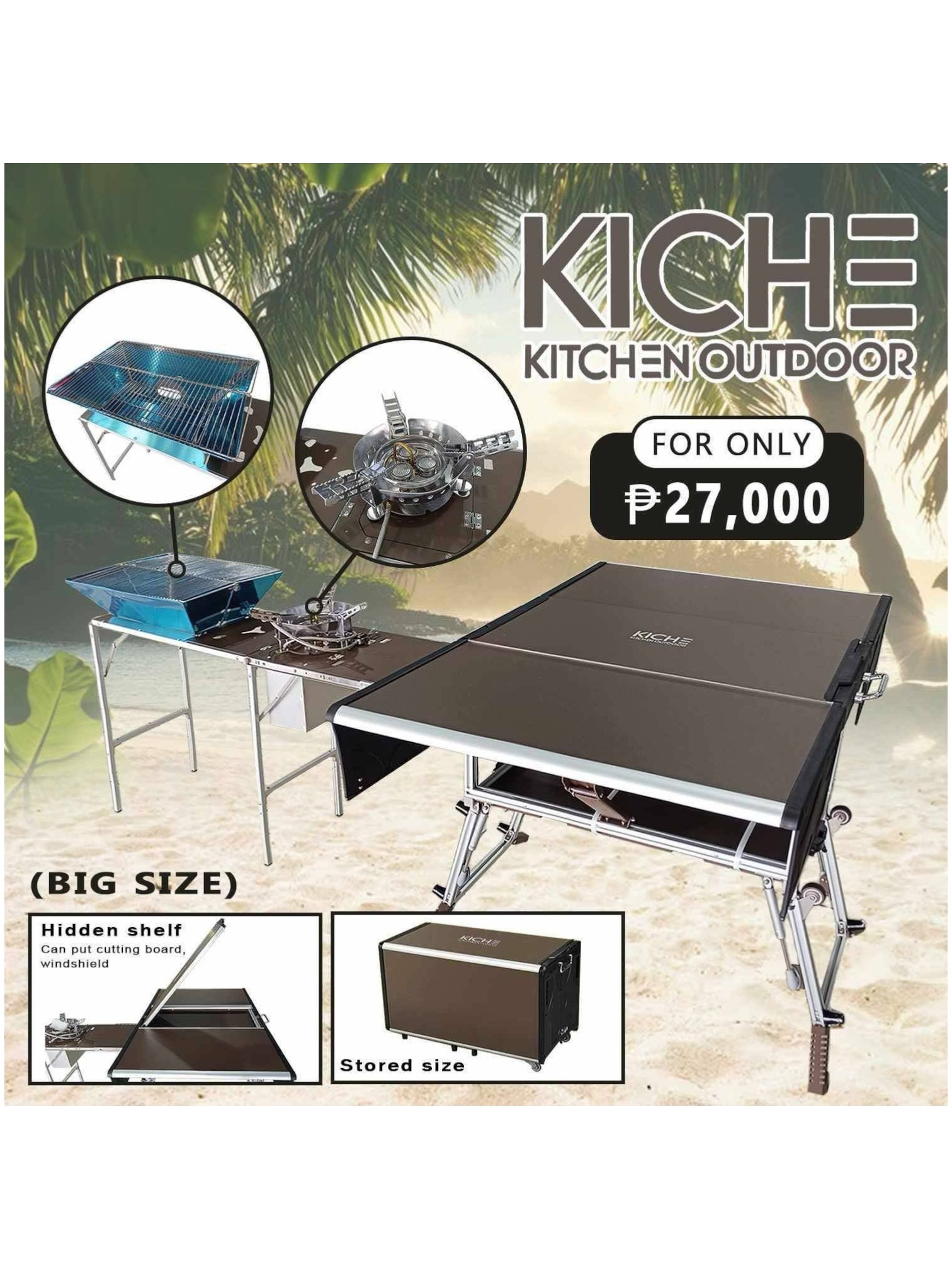 KICHE PORTABLE OUTDOOR KITCHEN DNP