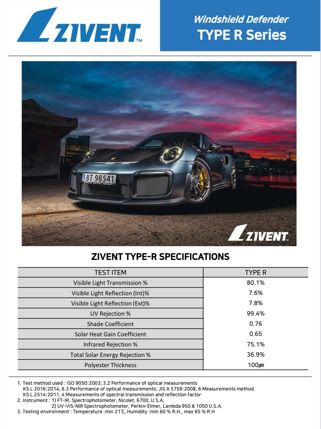 ZIVENT WINDSHIELD DEFENDER 