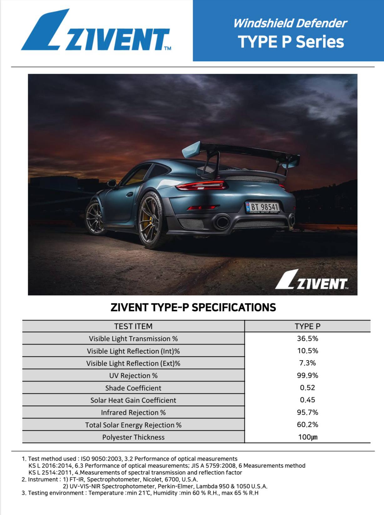 ZIVENT WINDSHIELD DEFENDER 