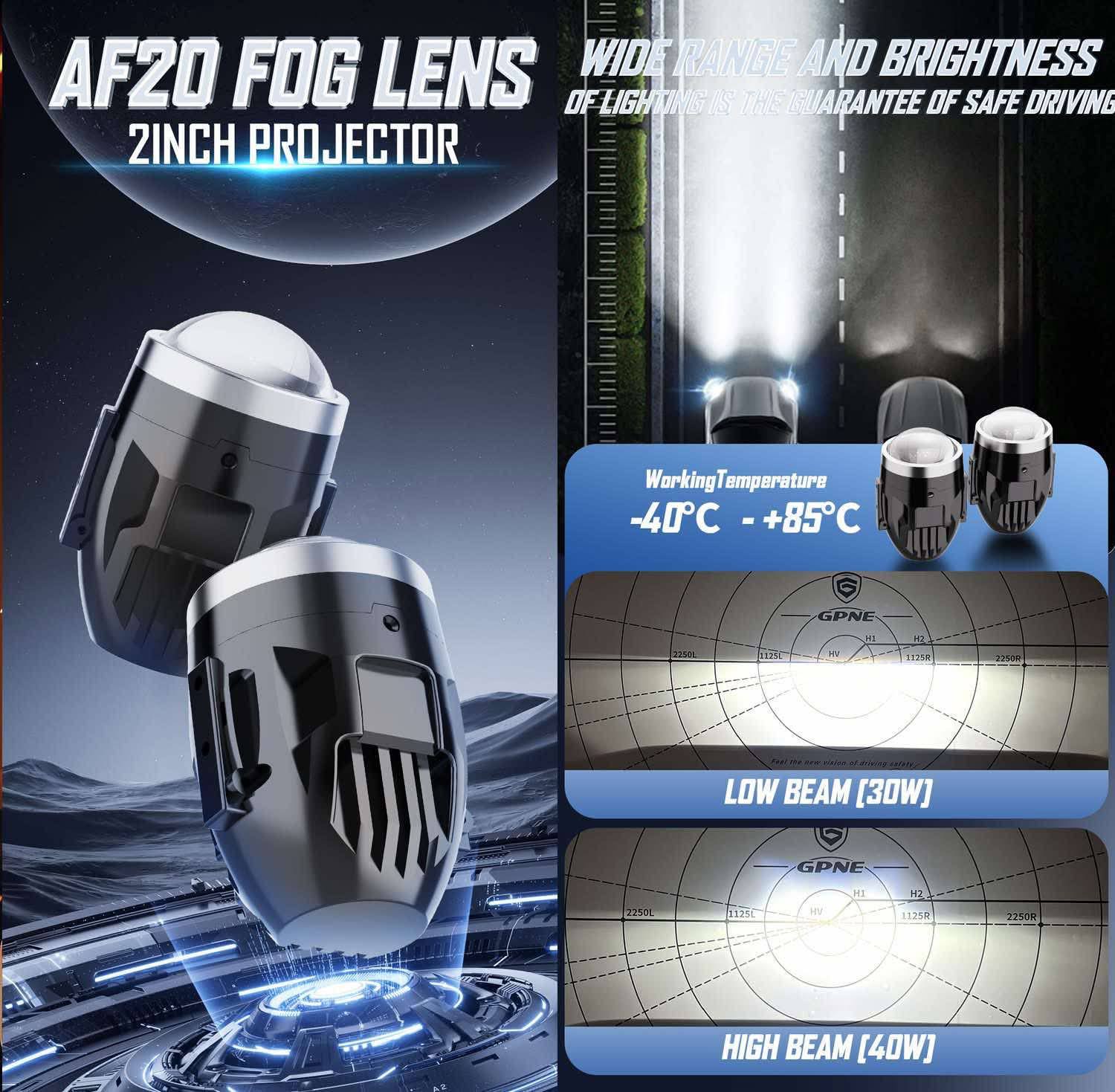 GPNE PROJECTOR FOGLAMP COMPLETE SERIES DNP