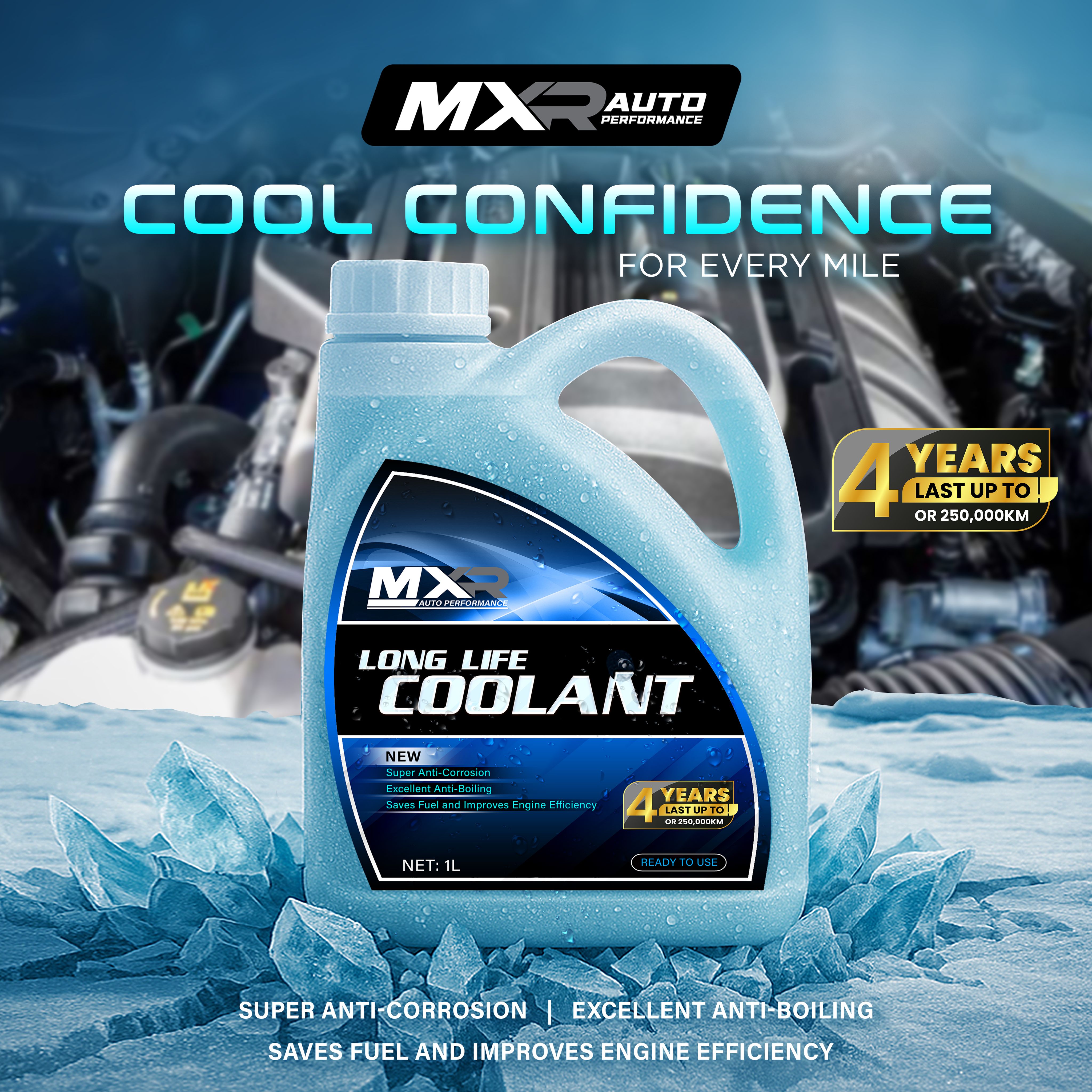 MXR LONG LIFE COOLANT 1L/2L DNP