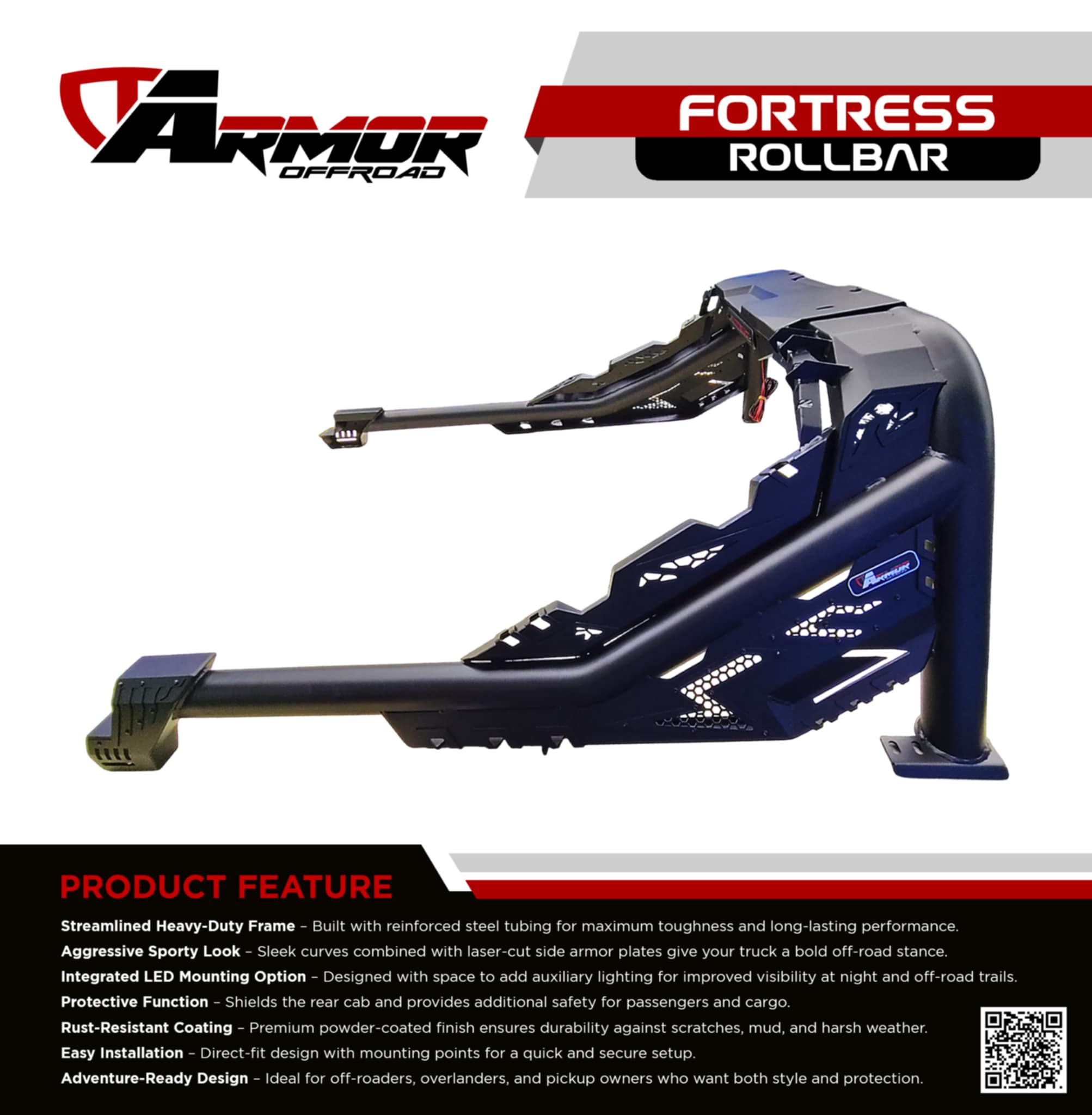 ARMOR FORTRESS ROLLBAR (UNIVERSAL)